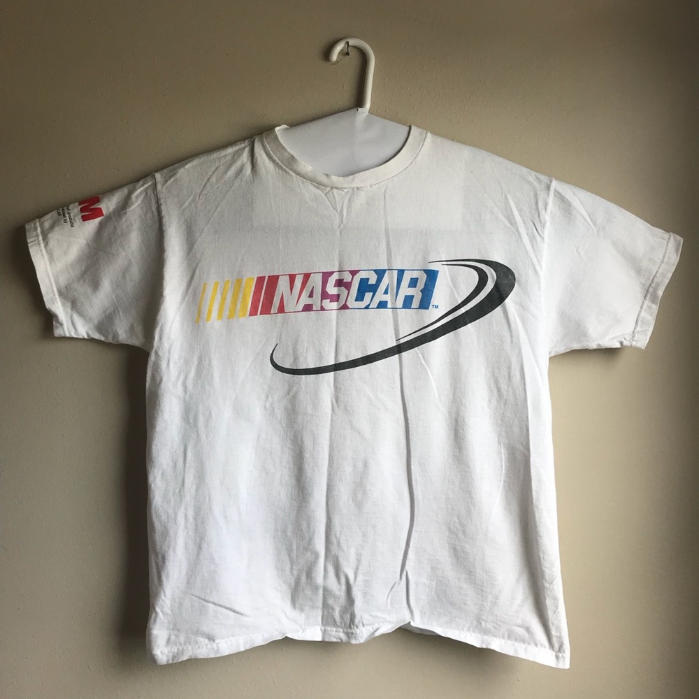 Vintage 1997 NASCAR Men’s white T-shirt XL